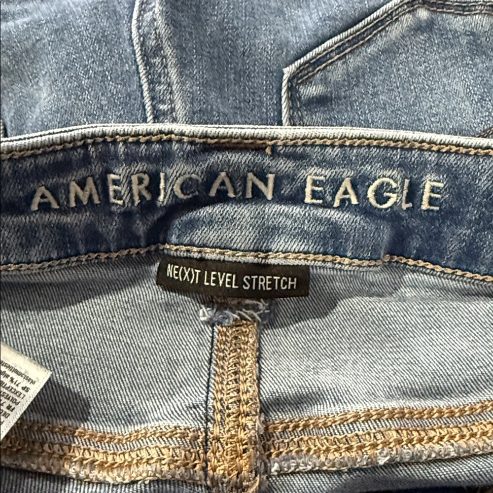 American Eagle Outfitters Next Level Stretch Super hi-Rise Flare Jeans - Picture 11 of 13